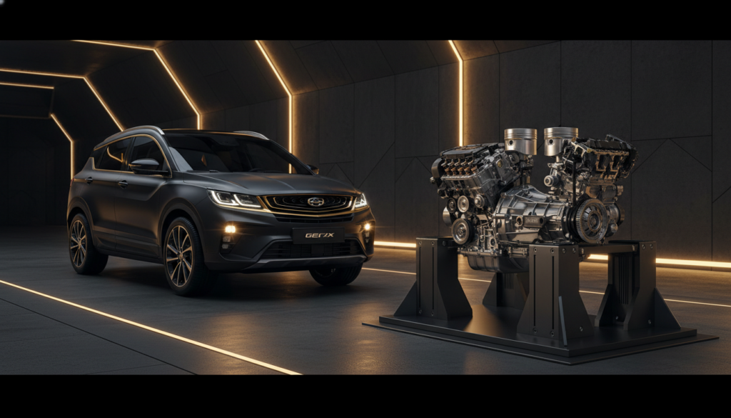    Новый Geely Coolray: мотор 1.5, робот и запчасти СТО Effix Mall