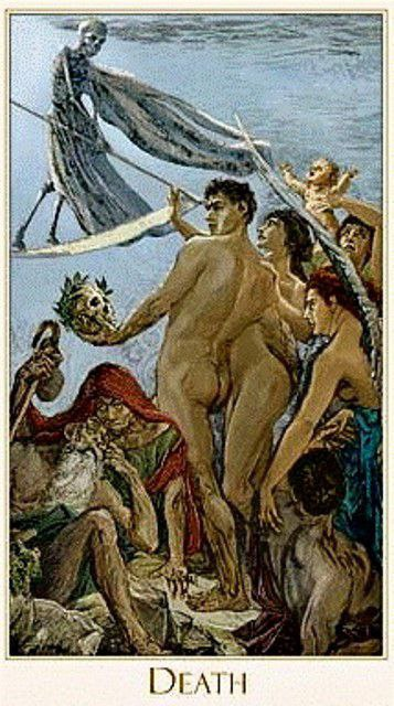 Путеводитель по Старшим Арканам Таро. Аркан Смерть из Викторианского Романтического Таро