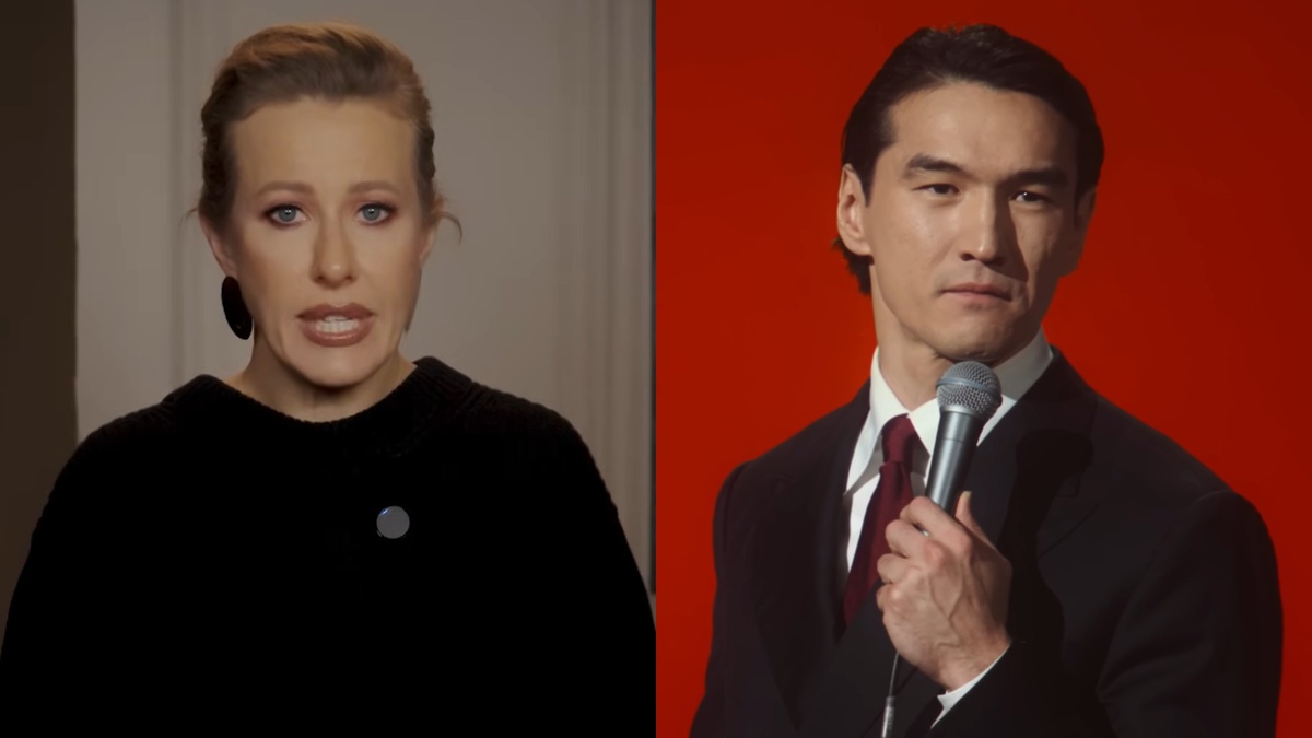 Ксения Собчак, Нурлан Сабуров. Фото: YouTube