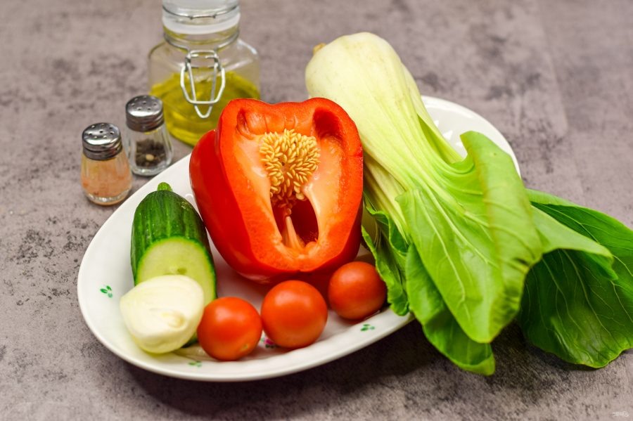 салат с пак чой