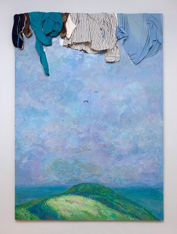 И. Кабаков. Пейзаж с горами. 1989.