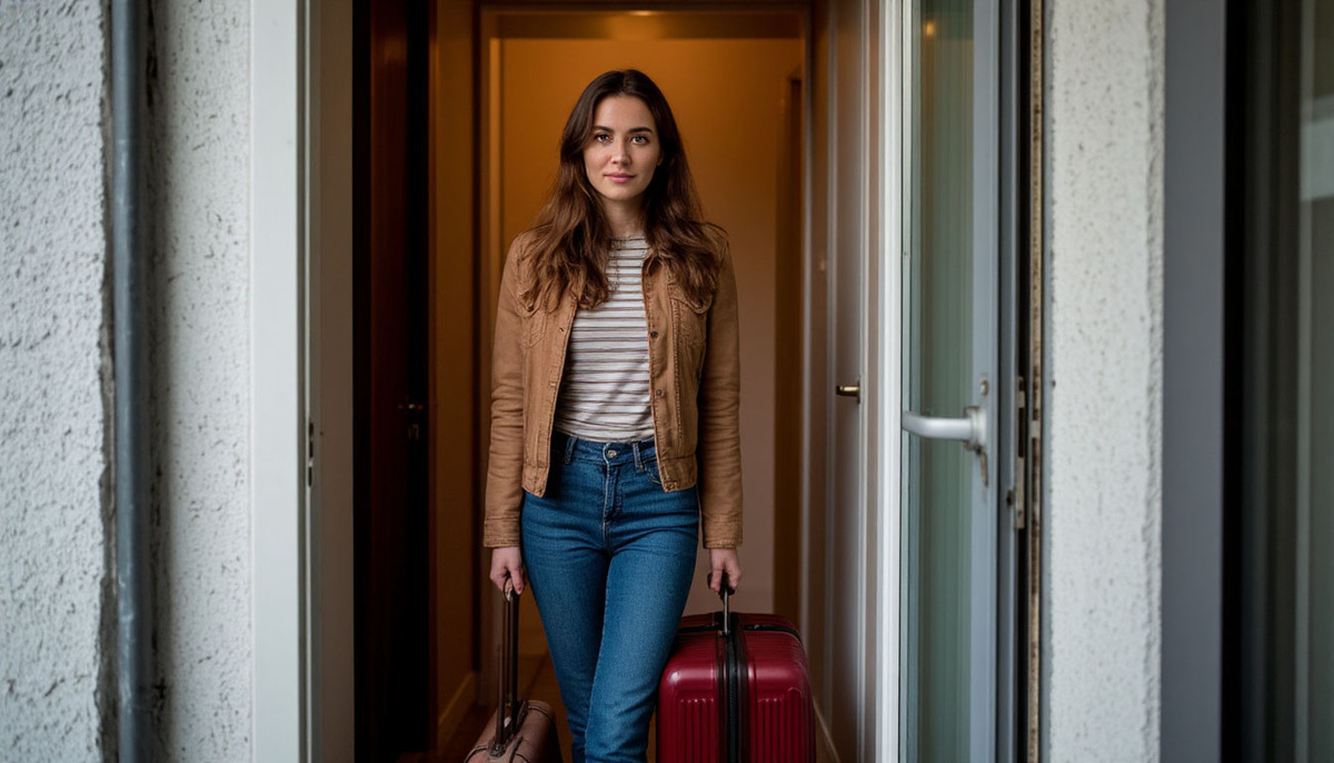 Уезжает к маме