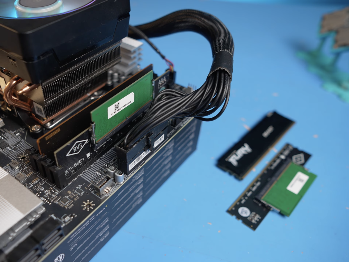    Энтузиасты сравнили мобильную DDR5-память с десктопной. Есть ли разница?