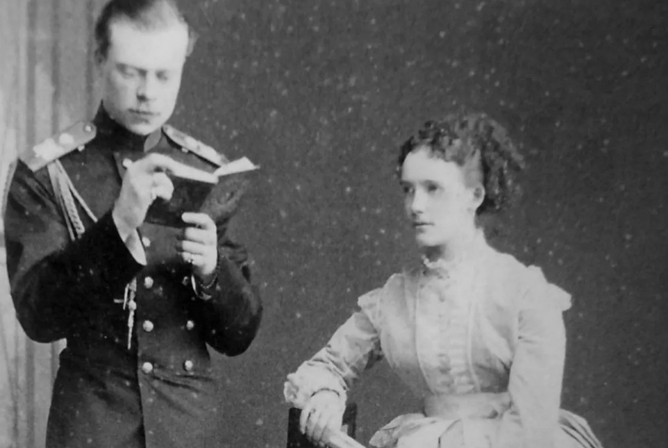 фото Евгения Максимилиановна и  Александр Петрович Ольденбургские