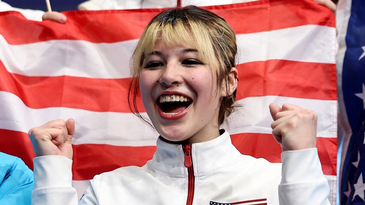    Алиса Лью из сборной США. Фото: REUTERS