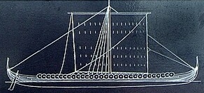 Драккар типа "Скульделев-2", обозначивший начало новых времён. 