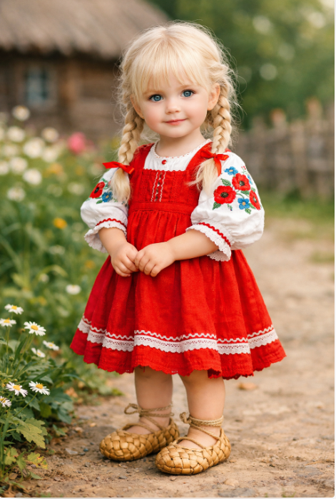 Это Марфуша в детсве