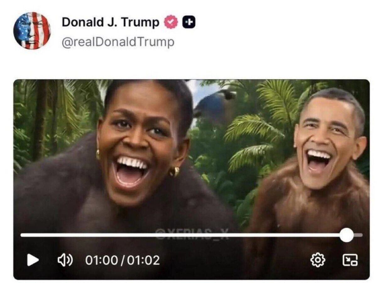    Скриншот публикации Дональда Трампа в его соцсети Truth Social