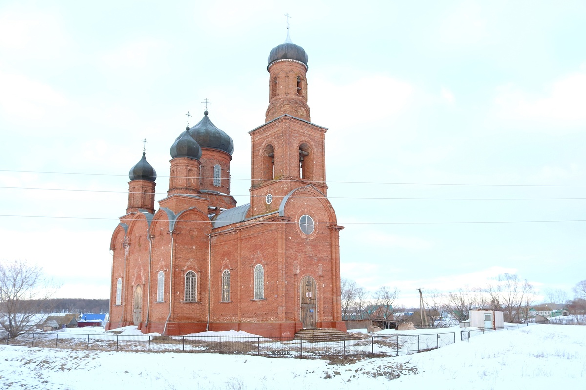 Церковь, построенная по проекту архитектора Константина Тона в Башкирии. Фото Фарида Гильмиярова