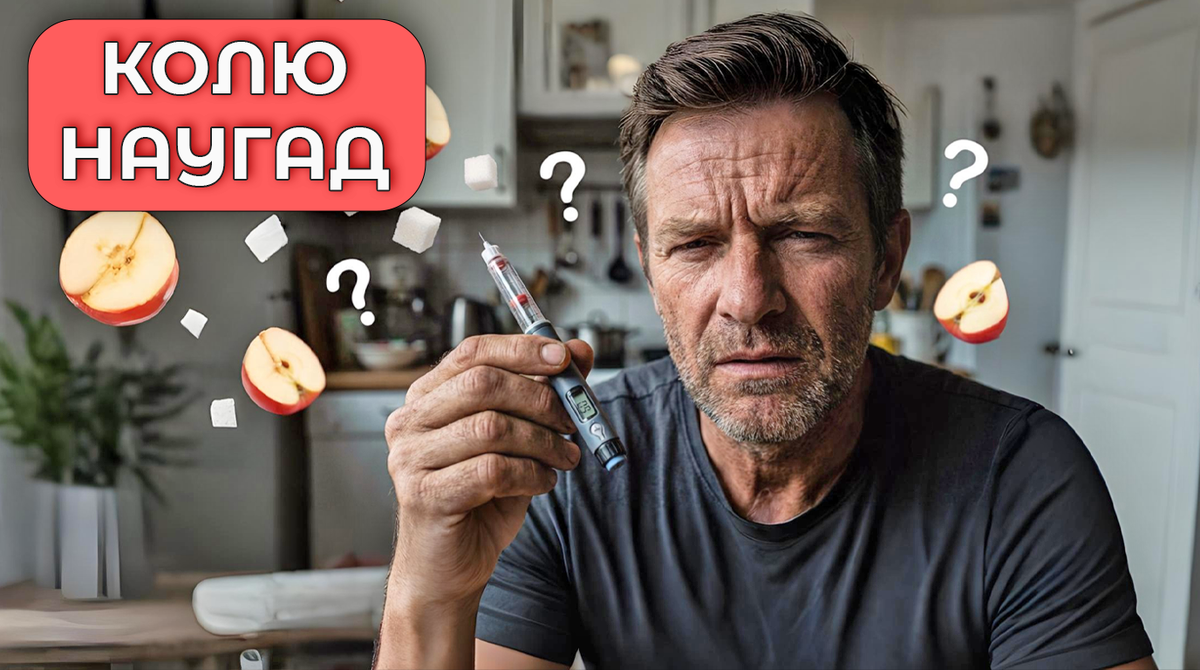 «Колю столько, сколько глюкометр показал»: Как пациент 8 лет играл в «Русскую рулетку» с инсулином и почему кислое яблоко вас не спасет