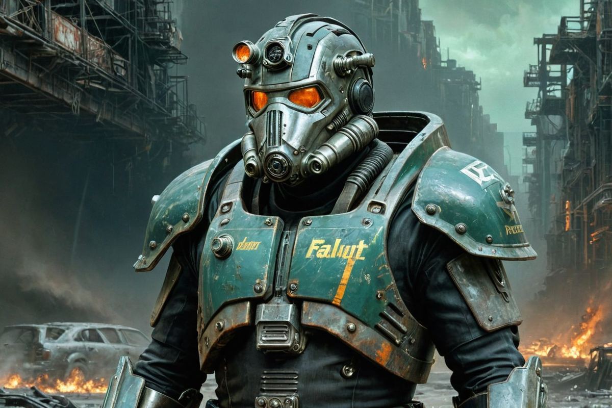 Вот так ИИ видит мир постапа