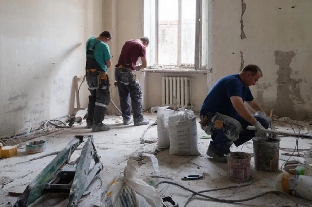    Капремонт фойе Театра эстрады в Калининграде завершат к концу марта