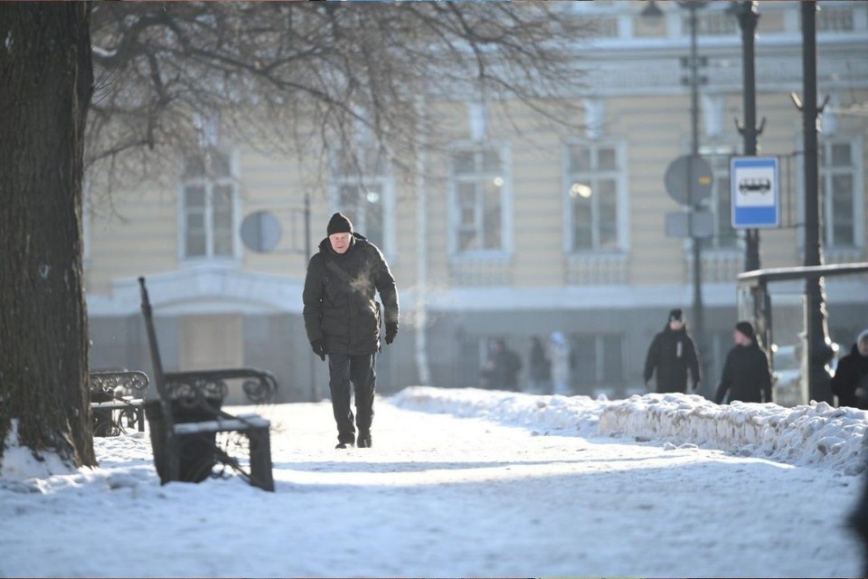    Зима в Петербурге выдалась холодной, но бывало и холодннее Алексей БУЛАТОВ