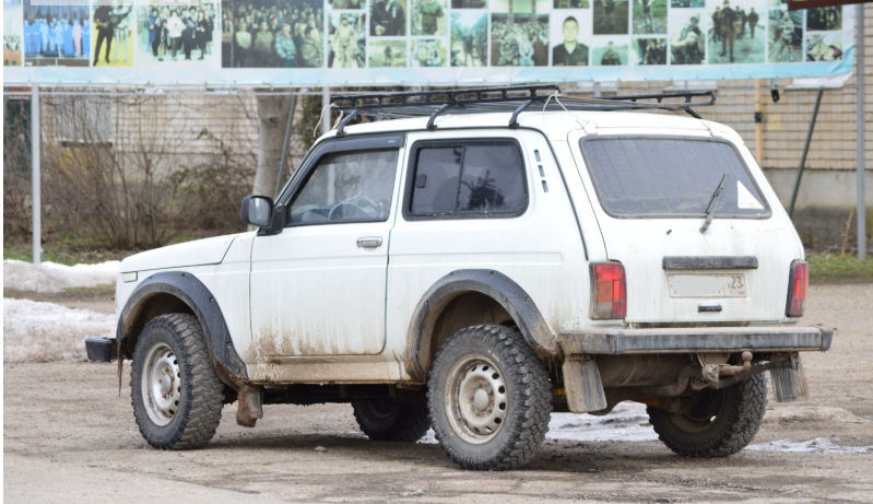 Фото автора. 06.02.2026. Станица. "Нива" машина на все случаи жизни.