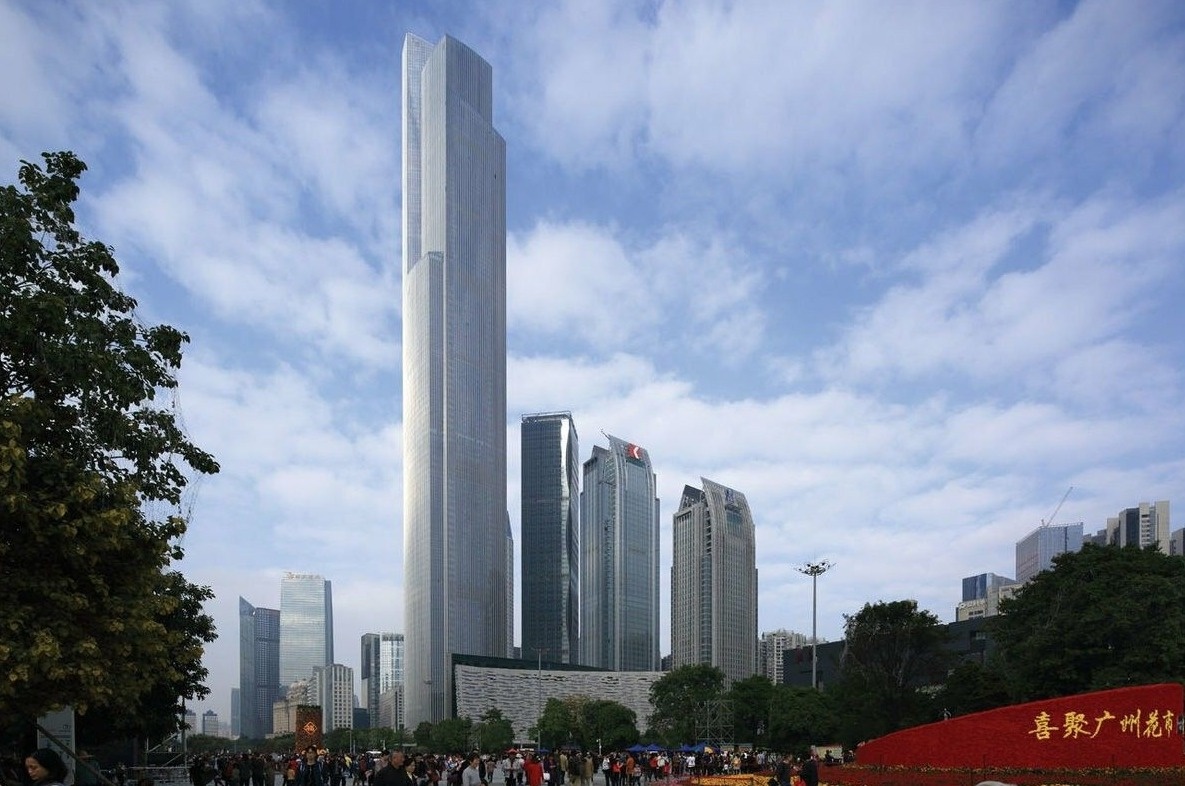    Самый быстрый лифт в мире установлен в небоскребе CTF Finance Centre. Источник изображения: wikipedia.org