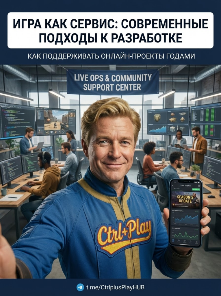 Игра как сервис: современные подходы к разработке и поддержке

