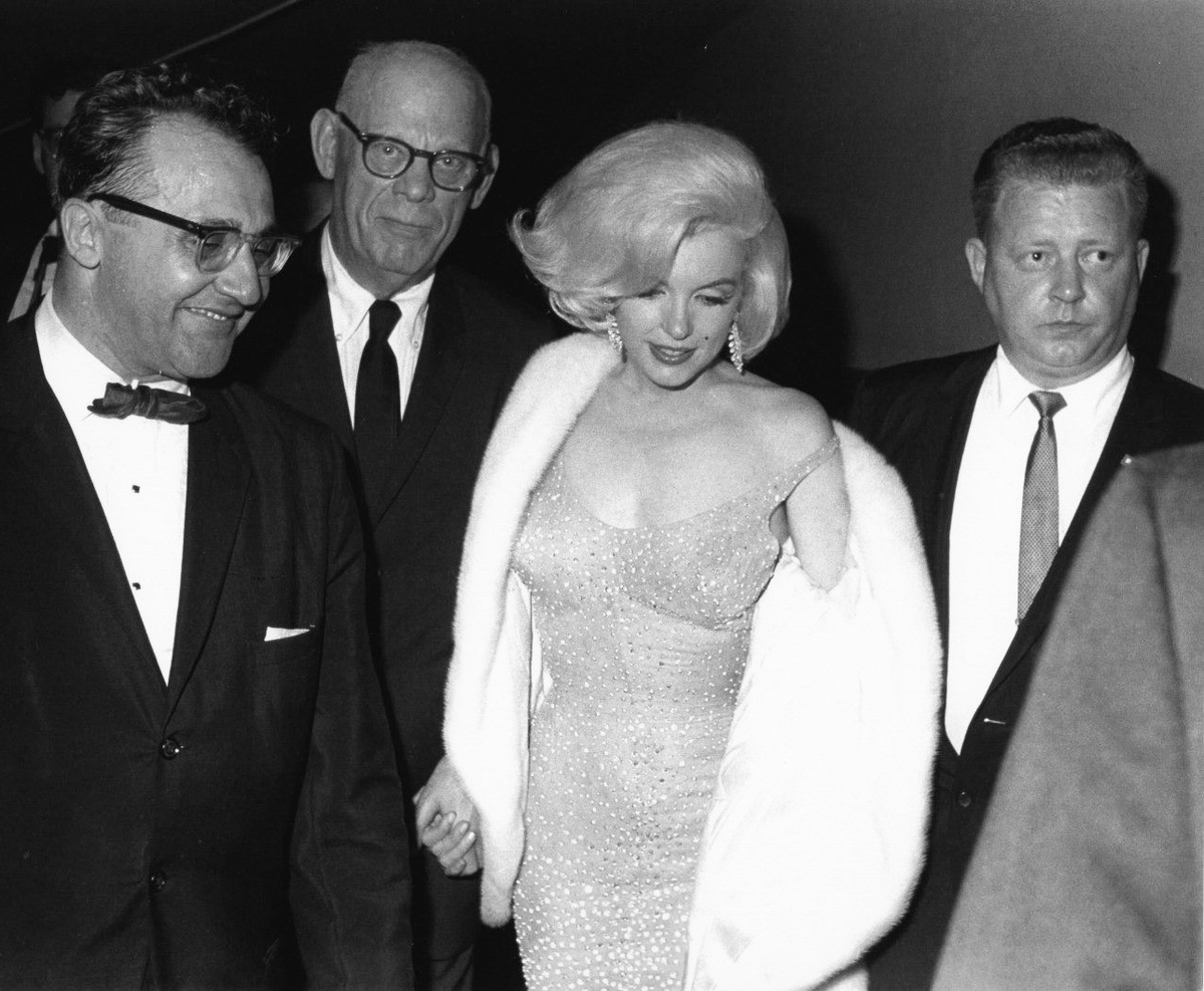 Мэрилин Монро прибывает в «Madison Square Garden». 19.05.1962.