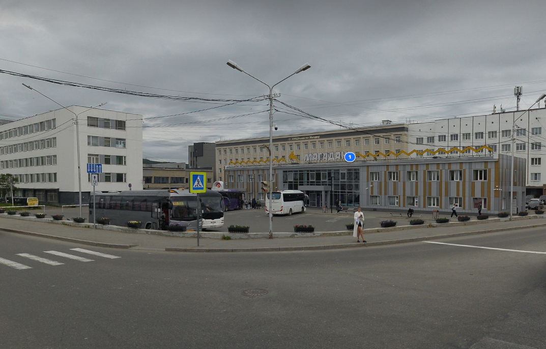 Наша точка отправления автовокзал Магадана