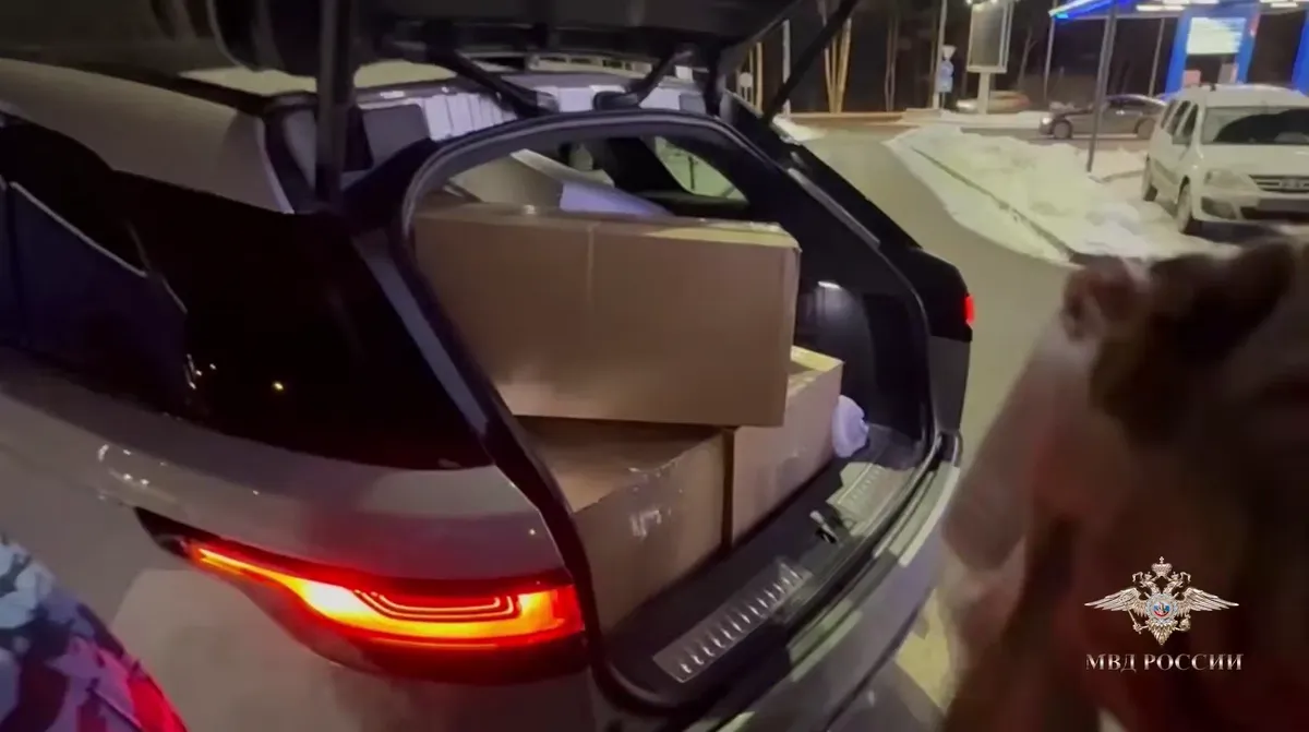 Кадры оперативной съемки МВД