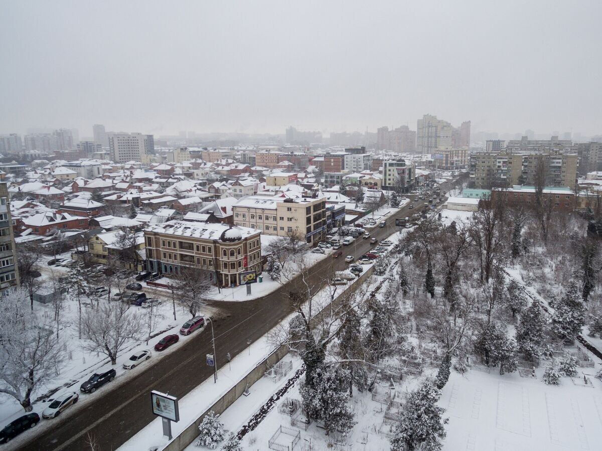   Зима в Краснодаре | © РИА Новости / Виталий Тимкив