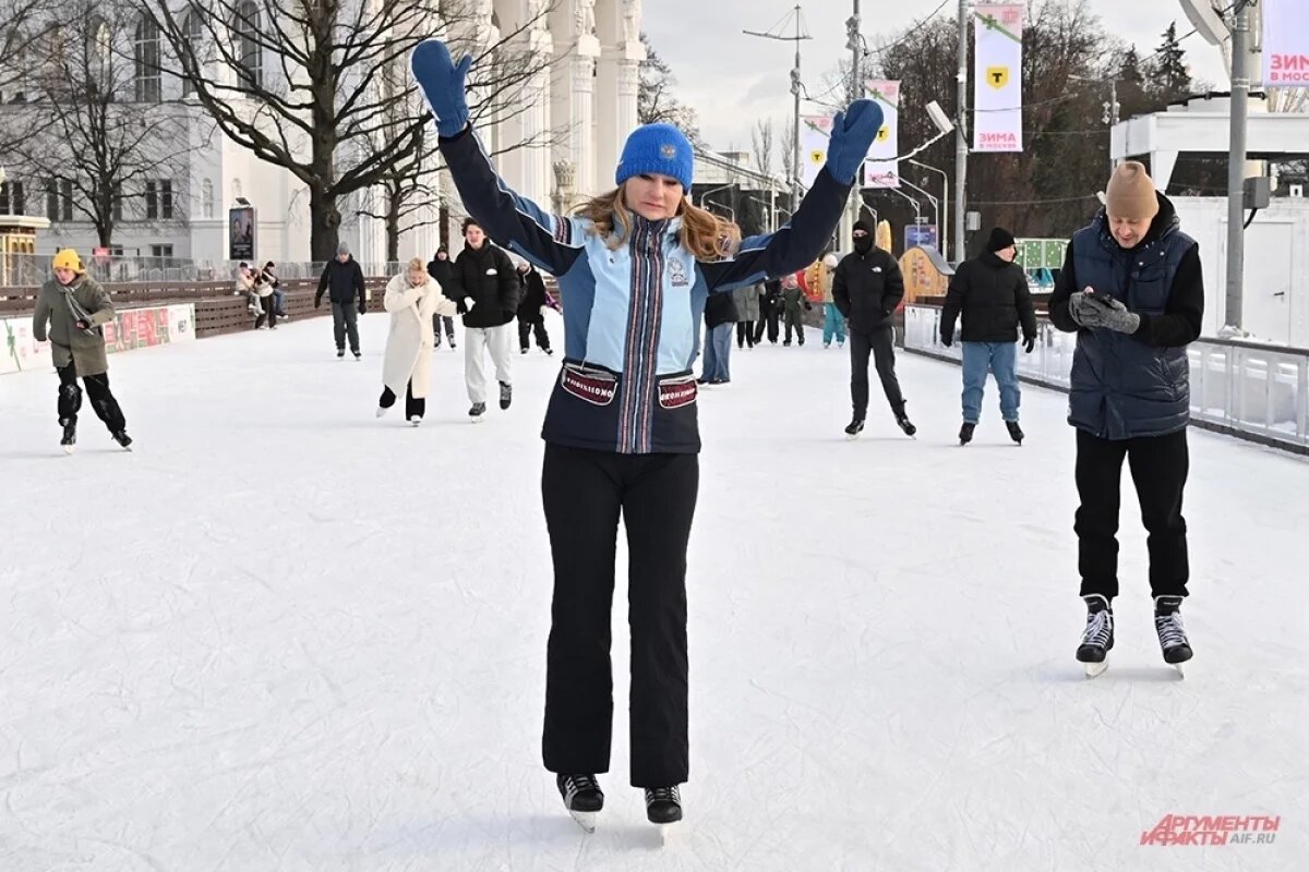    Зимние тренировки в Москве.