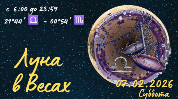 Луна в Весах