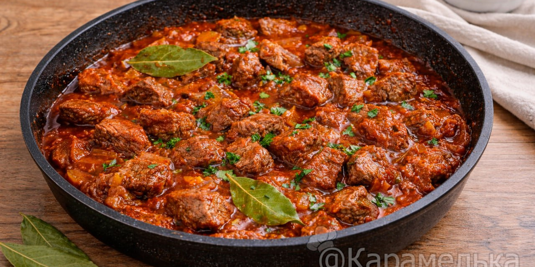 Домашний гуляш — тот самый, с подливкой и ароматом на всю кухню