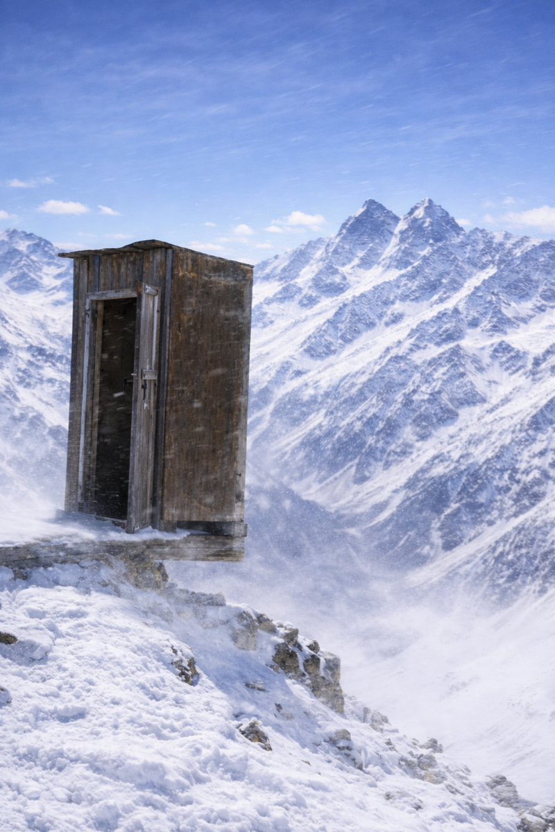 Эльбрусская «Шхельда» Типа «сортир». 