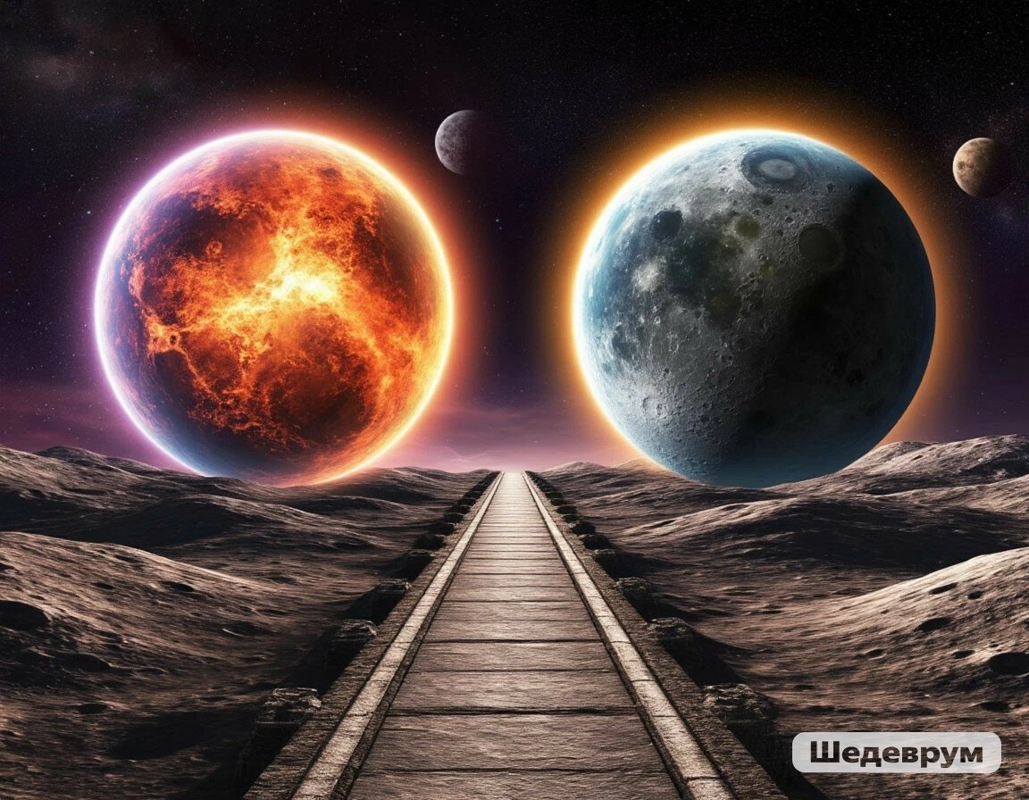 Это два солнечных и два лунных. Между ними есть небольшой временной промежуток.