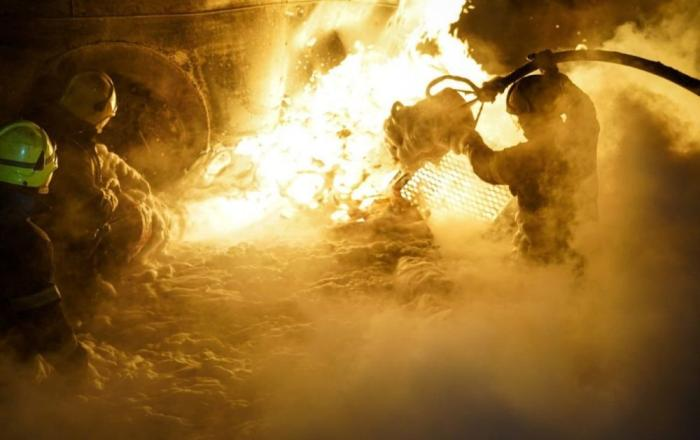 Последствия удара десятки Гераней в Гадяче Полтавской области, источник Телеграм-канал Хроники Гераней