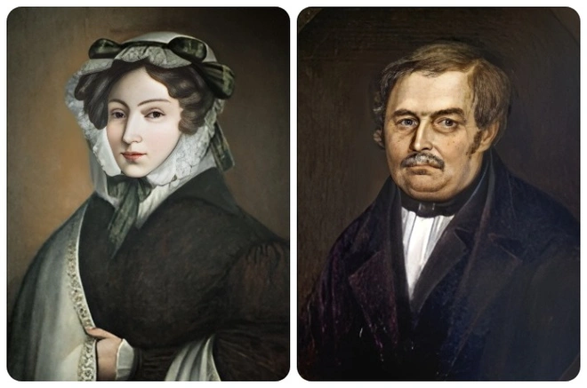 Мать - Мария Гоголь-Яновская, Отец - Василий Афанасьевич Гоголь-Яновский