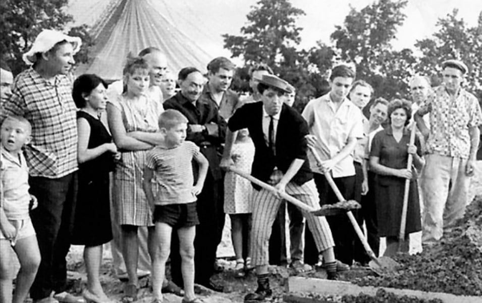 Юрий Никулин. Сочи. 1965 год