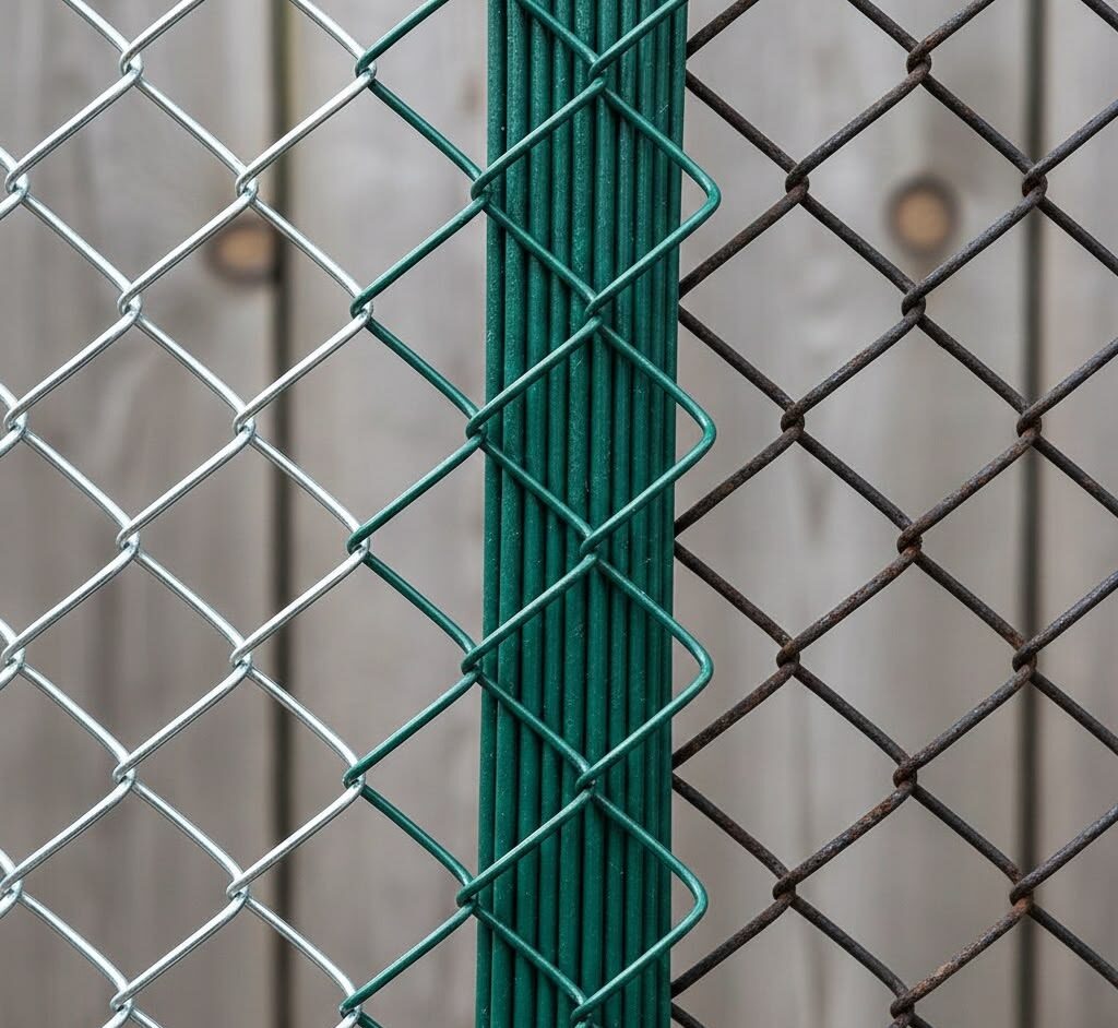 Выбор покрытия напрямую влияет на долговечность: оцинковка и ПВХ избавляют от необходимости регулярной покраски забора.  📷
