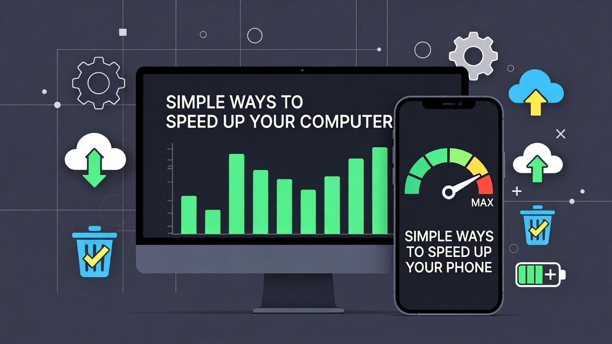 Простые способы ускорить работу компьютера и телефона