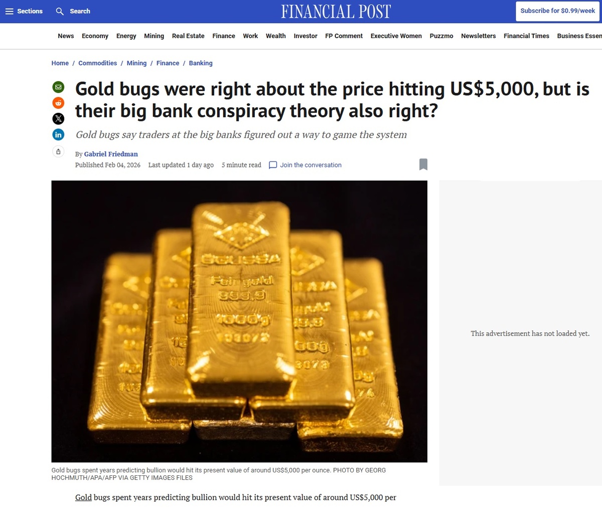 Financial Post: высмеивать «золотых жуков» более не получается