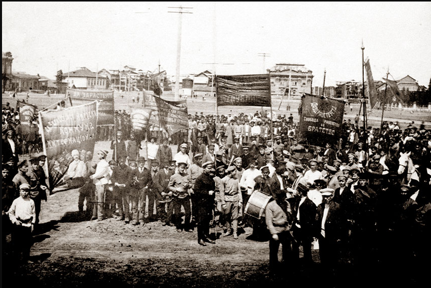 Покровск  (Энгельс) 1  мая 1918