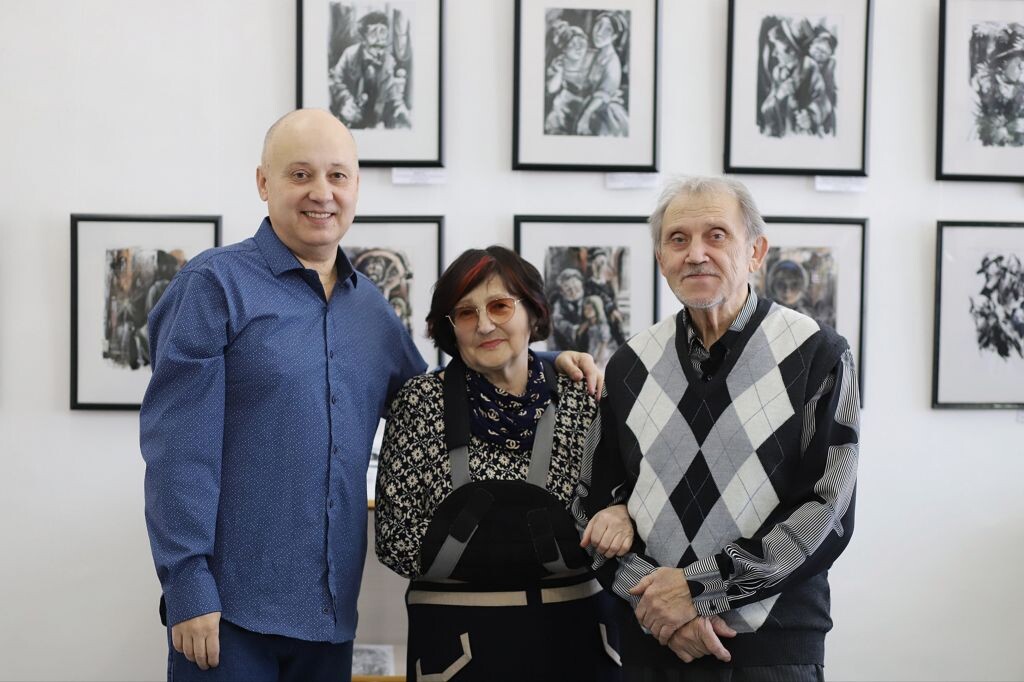     Александр, Людмила и Виктор Хвростенко. .Сергей Кулыгин, "БР"