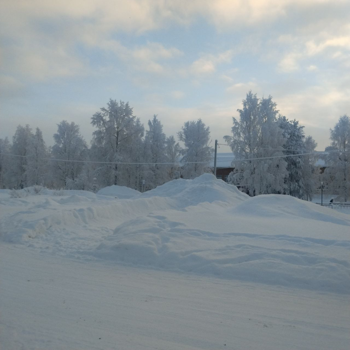 Северная зима. Фото автора.