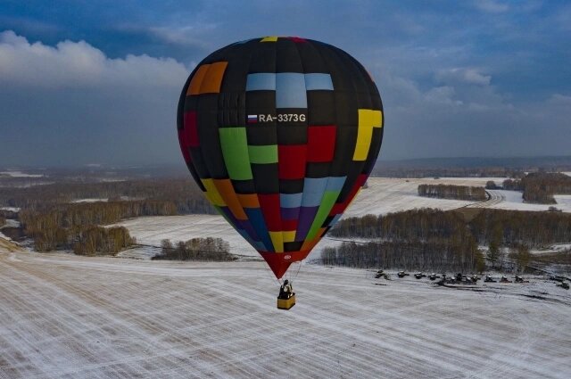    Воздушный шар, на котором летел Алексей Шеломенцев. Фото: Алексей Шеломенцев