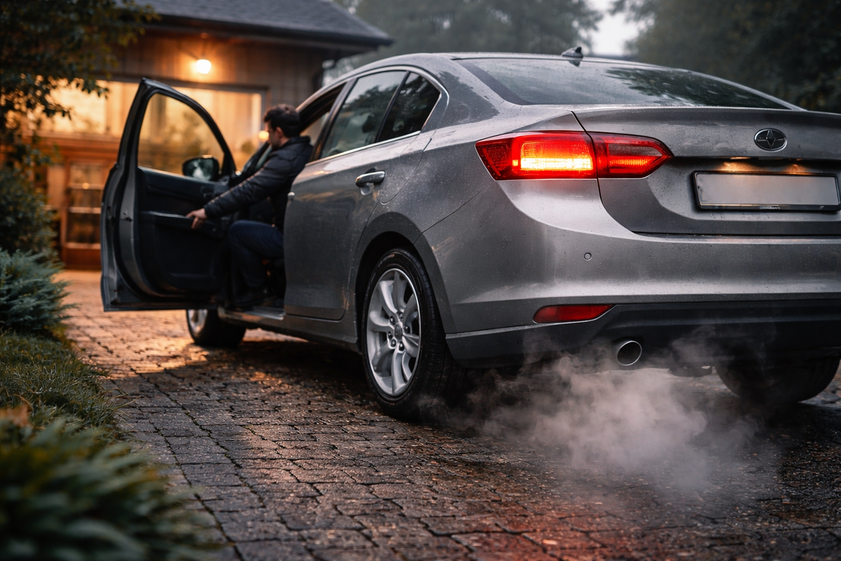 Утренний запуск автомобиля