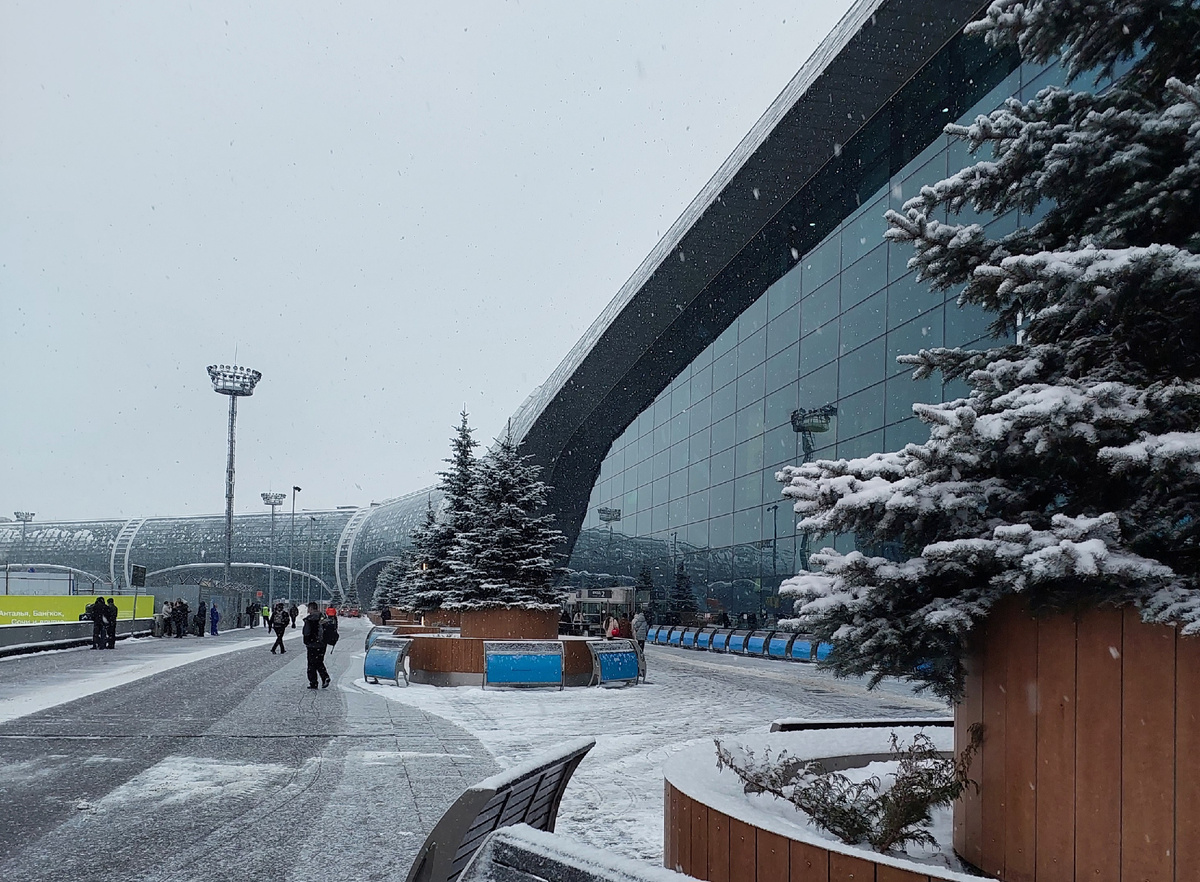 Аэропорт Домодедово, фото автора. Отсюда аэроэкспресс доезжает до Павелецкого вокзала за 45 минут — быстрее, чем из Шереметьево