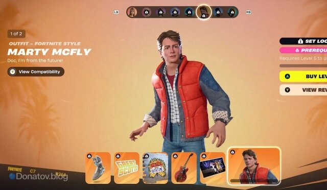    Бесплатные награды БП в Fortnite