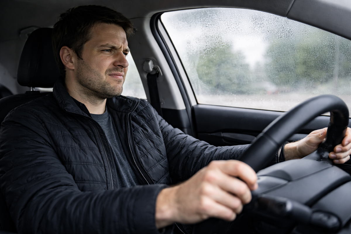 Запотевшие стекла и запах в салоне