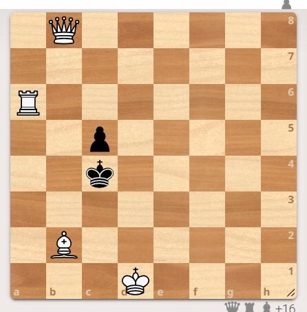 Тонкий мат, когда король за пешкой