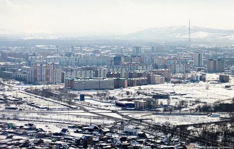 Абакан зимой.