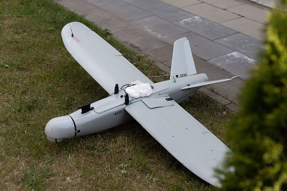    Посаженный силами ПВО украинский беспилотник-разведчик Павел МАКАРОВ