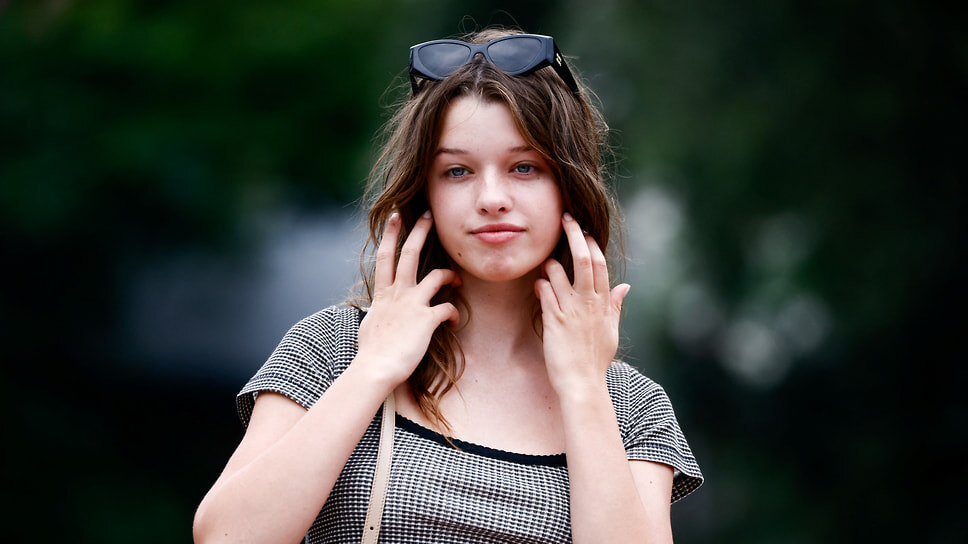 Эвер Андерсон на 80-м Венецианском кинофестивале.📷Фото: Yara Nardi / Reuters