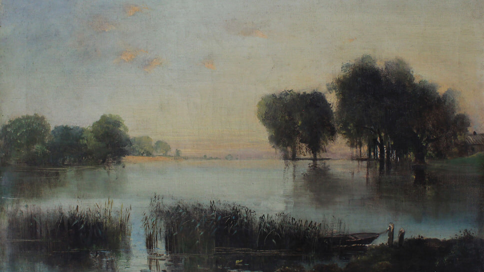 Алексей Саврасов. «Пейзаж с рекой», вторая половина ХIХ века.📷Фото: ГБУК РО «Таганрогский художественный музей»