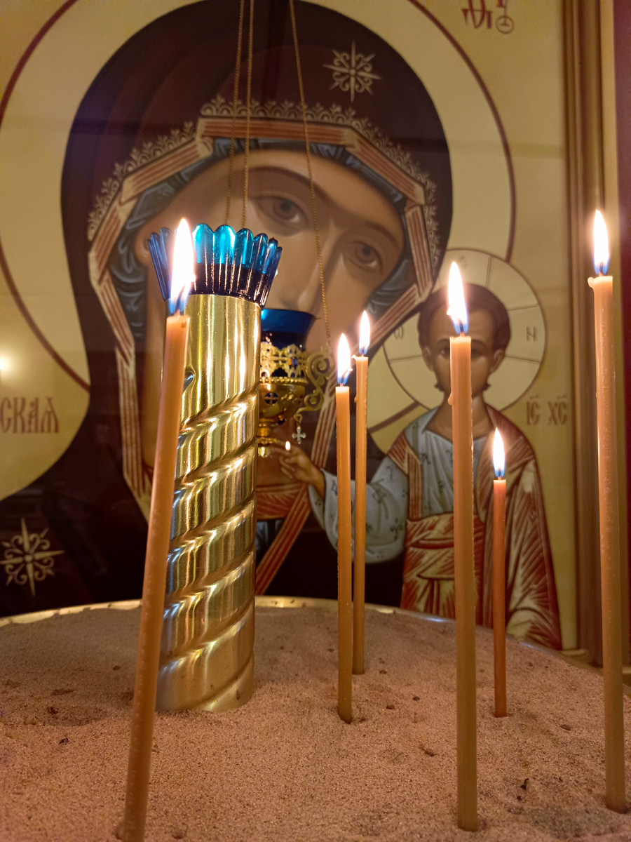 На вечерней службе