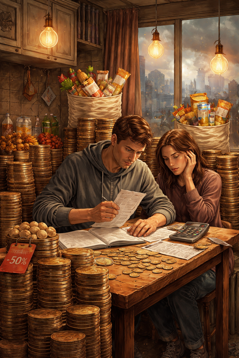 Что на самом деле едят, покупают и как крутятся люди на минималке в 2026 году